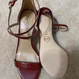 Red Strappy High Heels